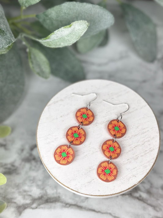 Yellow Flower Dangles