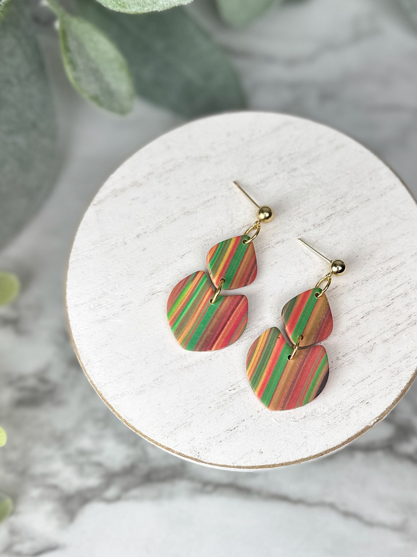 Retro Teardrop Dangles