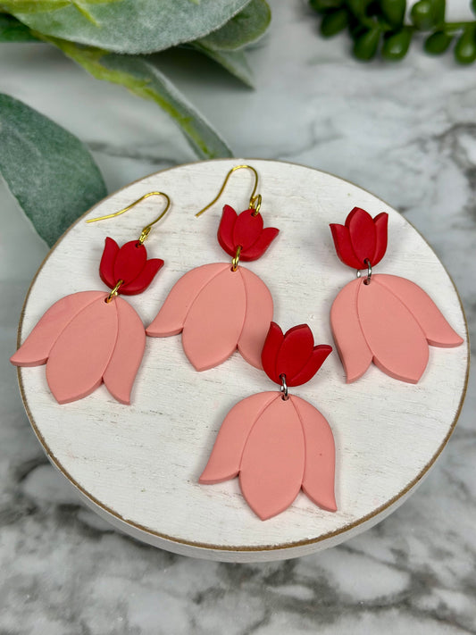 Double Tulip Dangles
