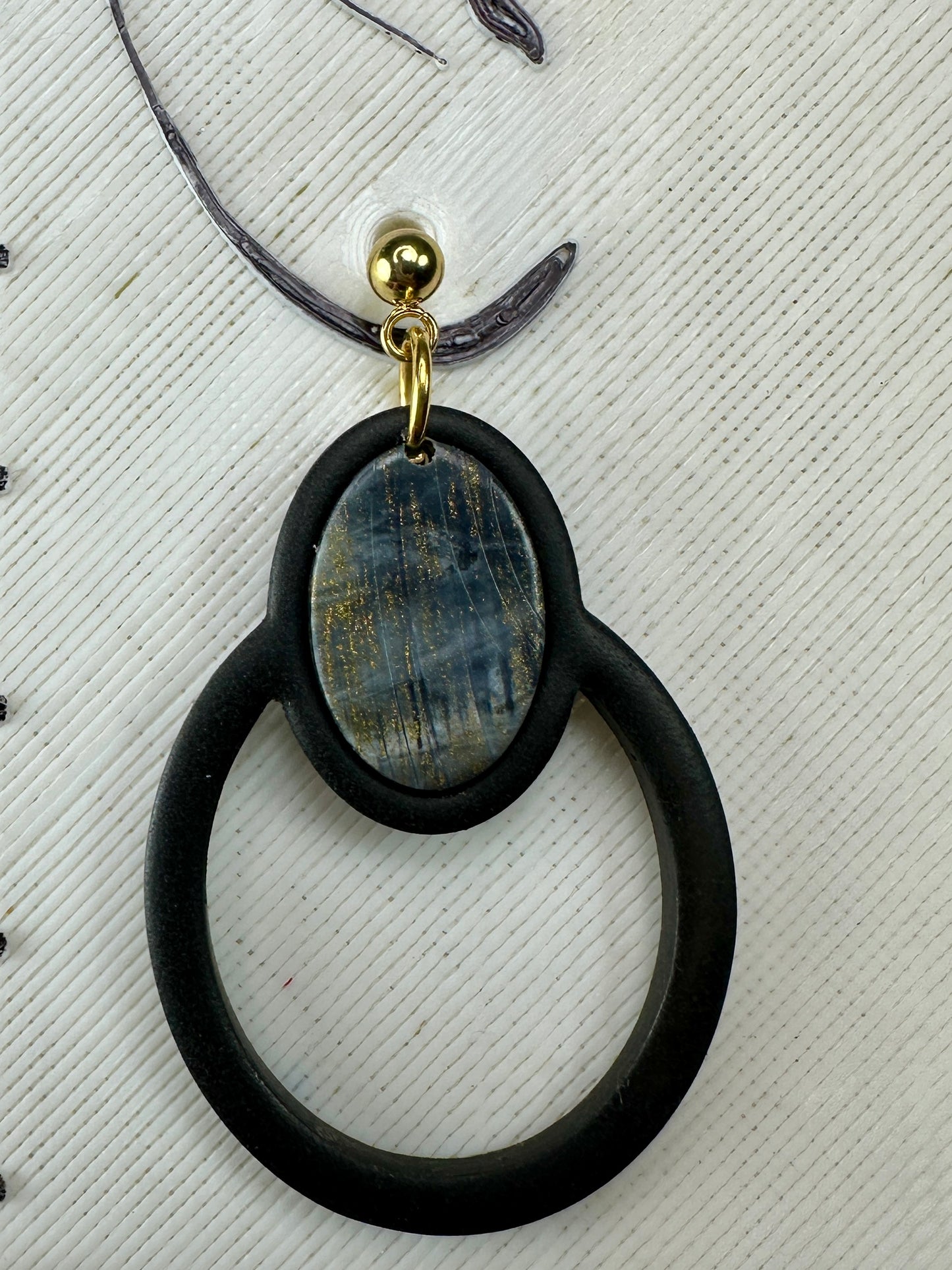 Stone Effect Mira Dangles