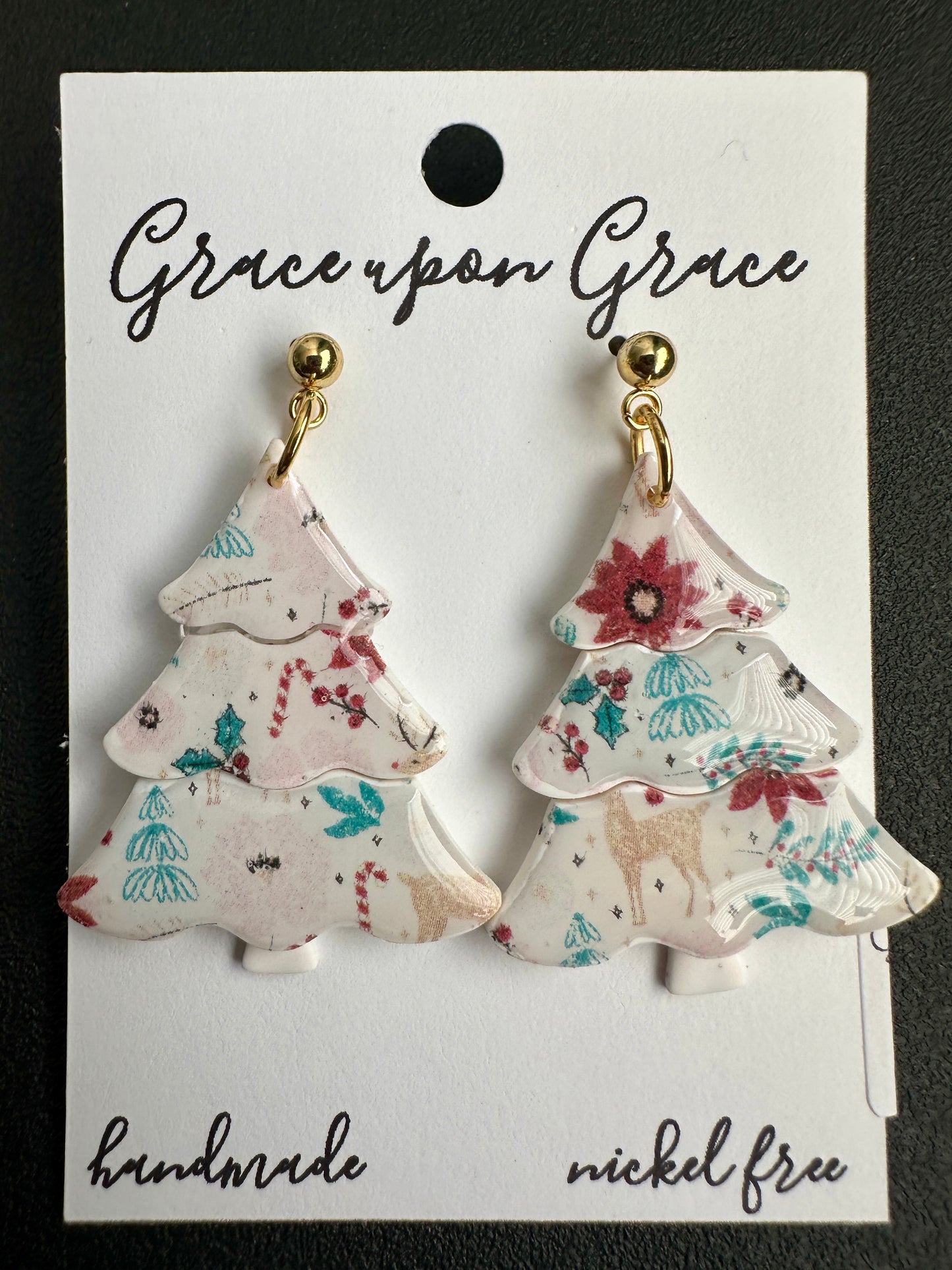 Winter Motif Christmas Tree Dangles