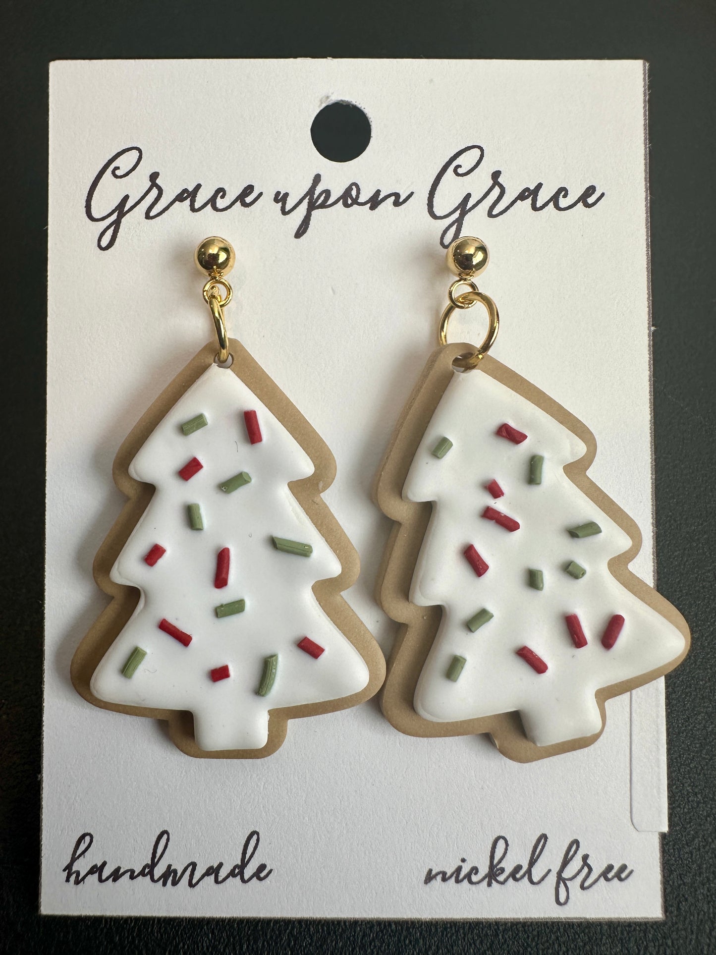 Sugar Cookie Dangles - Trees