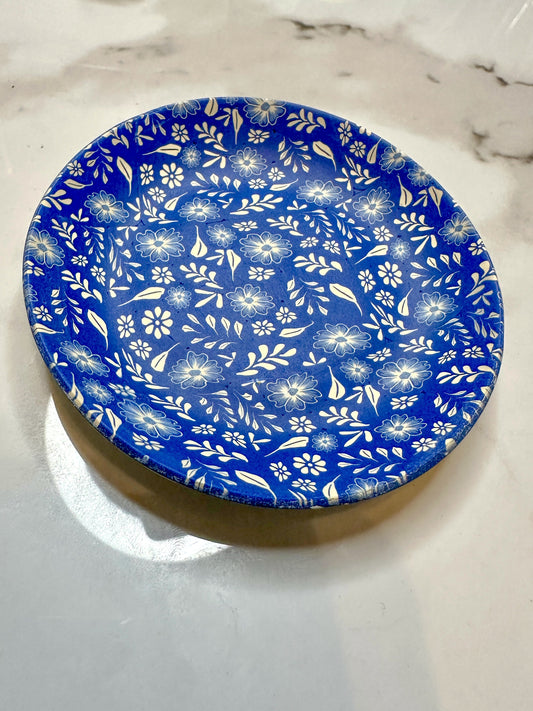 Flower Mosaic Trinket Dish