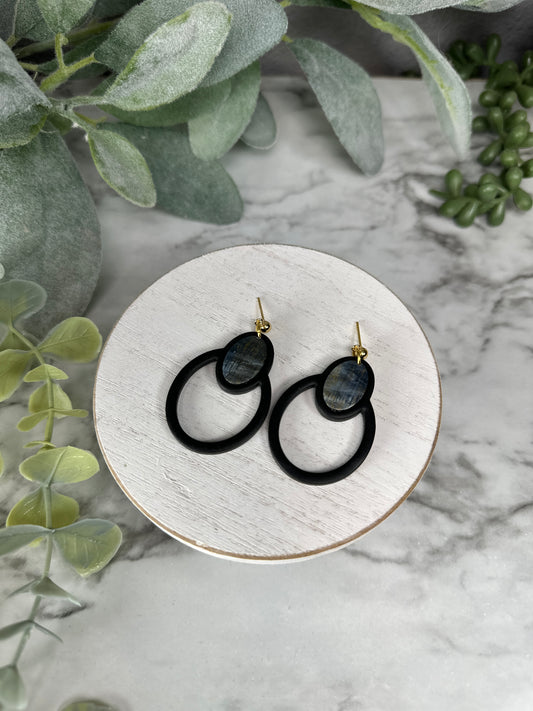 Stone Effect Mira Dangles