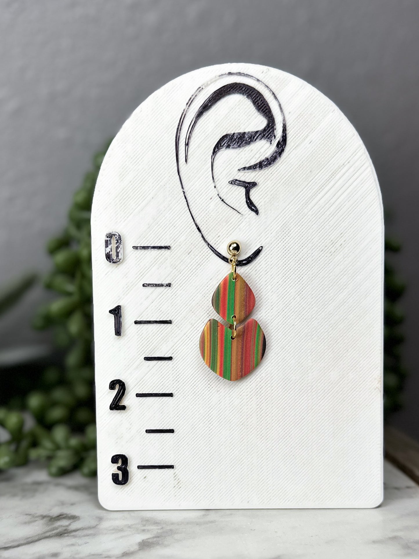 Retro Teardrop Dangles