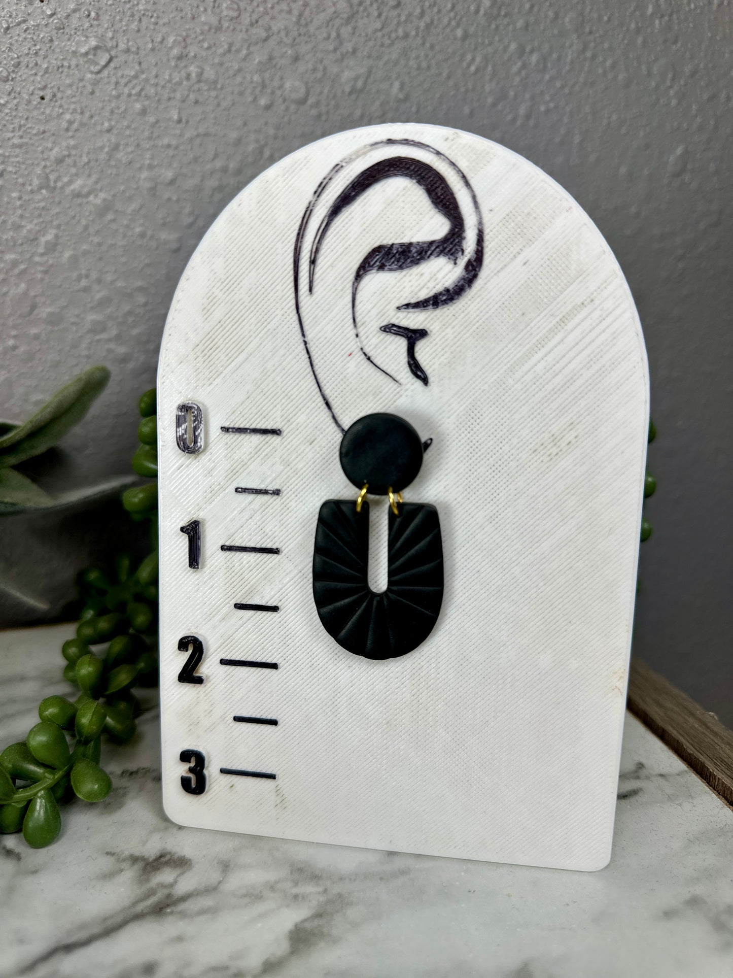 Embossed Arch Dangles