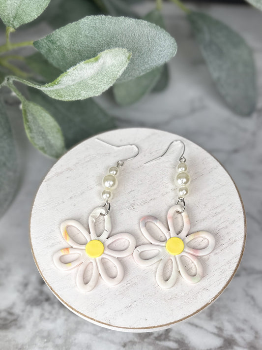 Skinny Flower Dangles