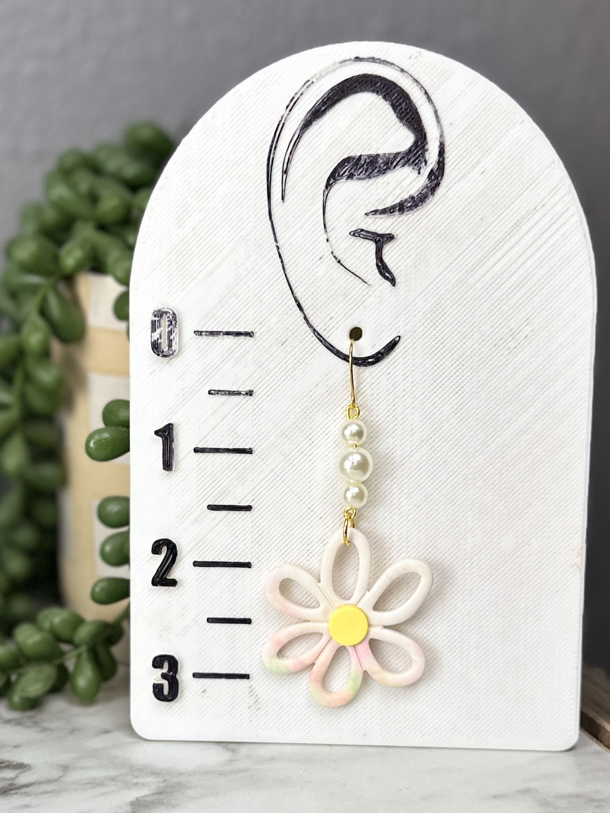 Skinny Flower Dangles