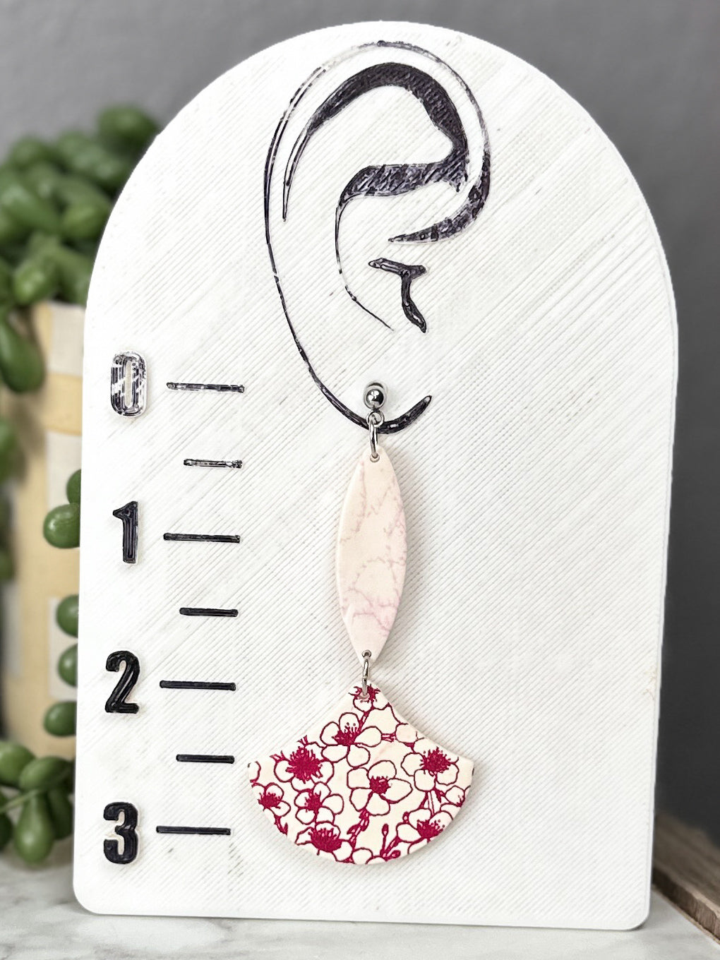 Painted Cherry Blossom Dangles 2