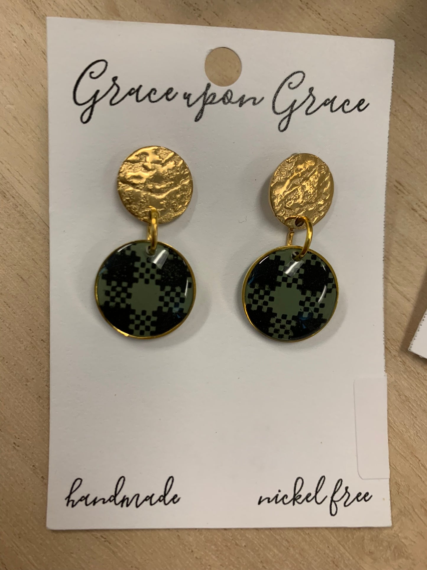 Buffalo Plaid Dangles - Short