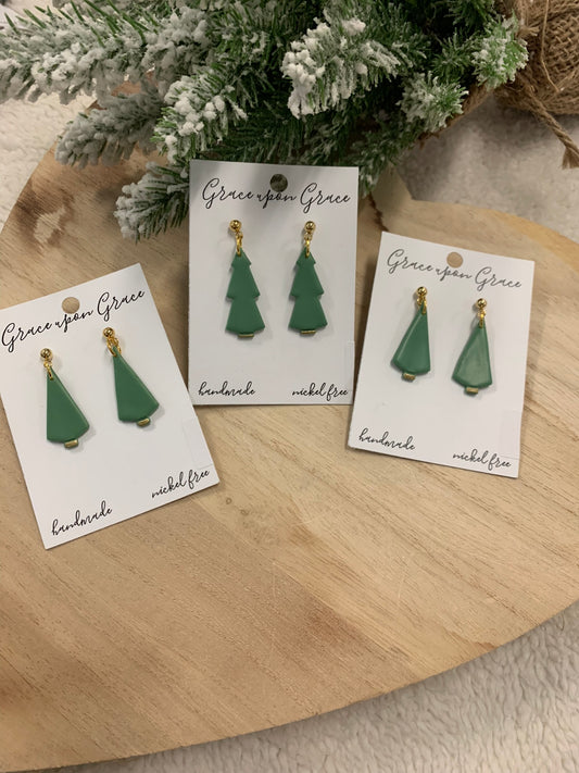Minimalist Christmas Tree Dangles