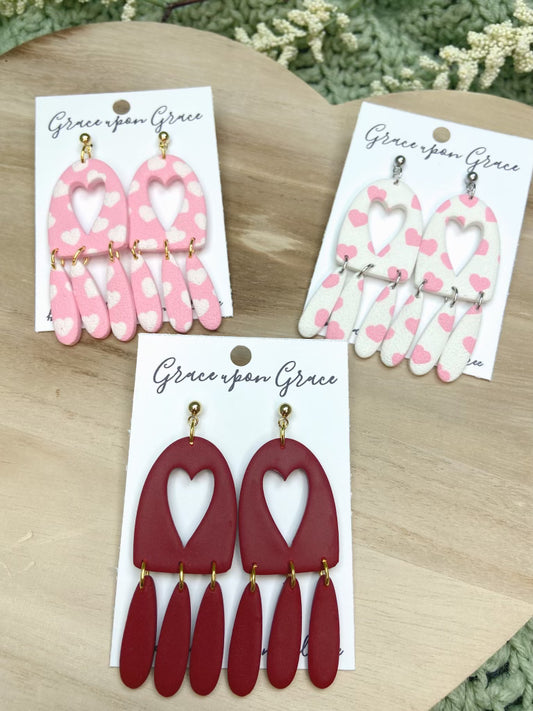 Heart Cutout Dangles