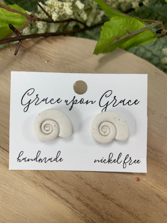 Conch Shell Studs