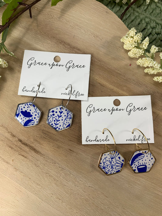 Cheyenne Hoops - Large hexagons