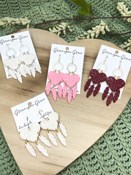 Heart Dreamcatcher Dangles