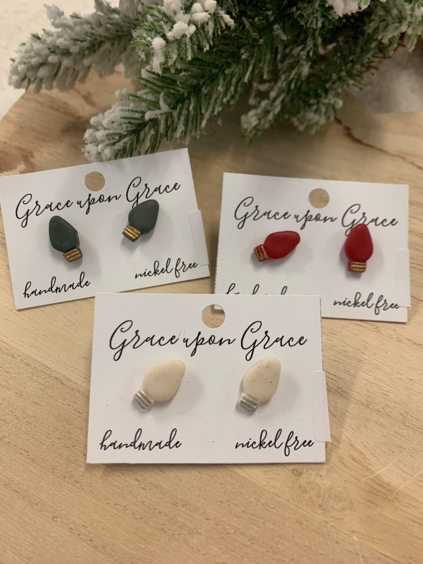 Tiny Holiday Light Studs