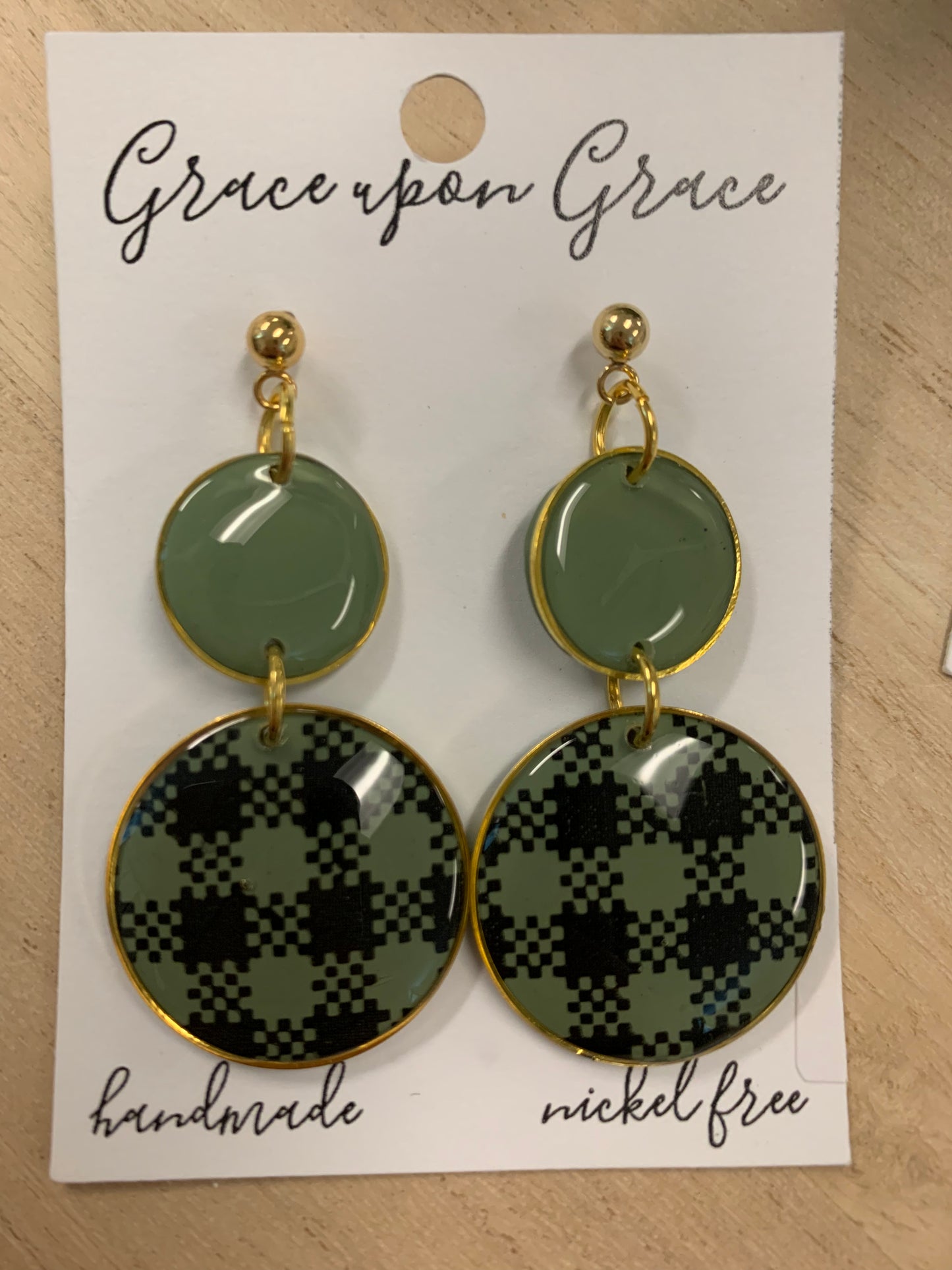 Buffalo Plaid Dangles - Long