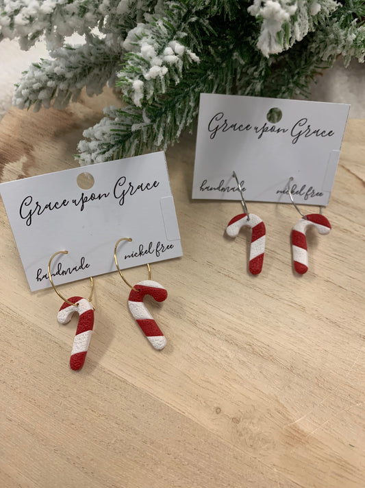 Candy Cane Hoops