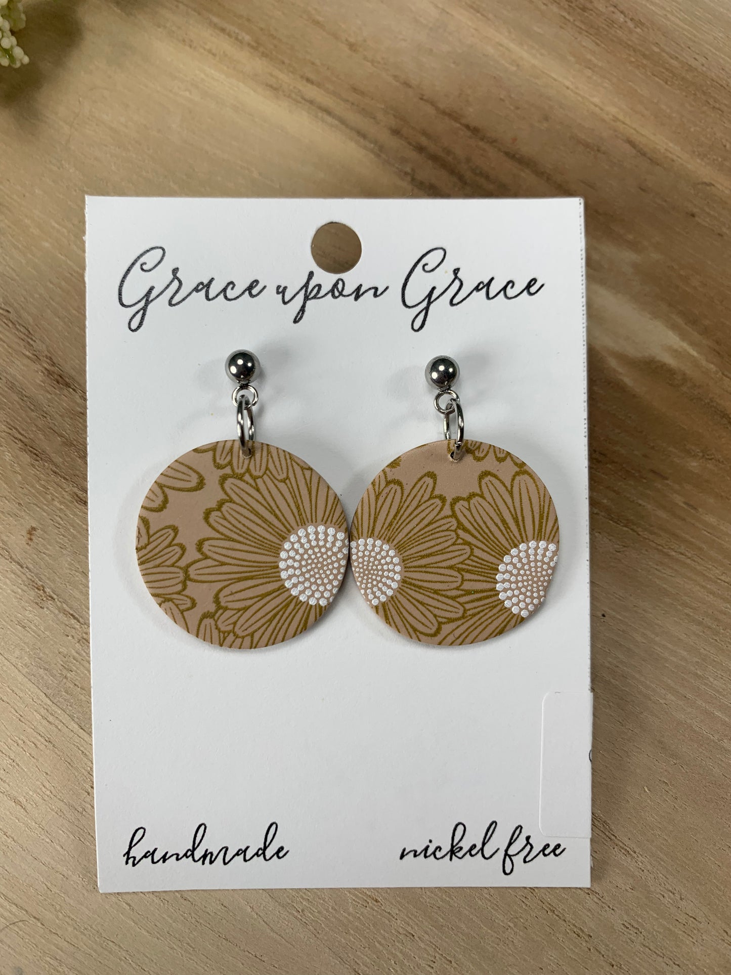 Painted Sunflower Dangles