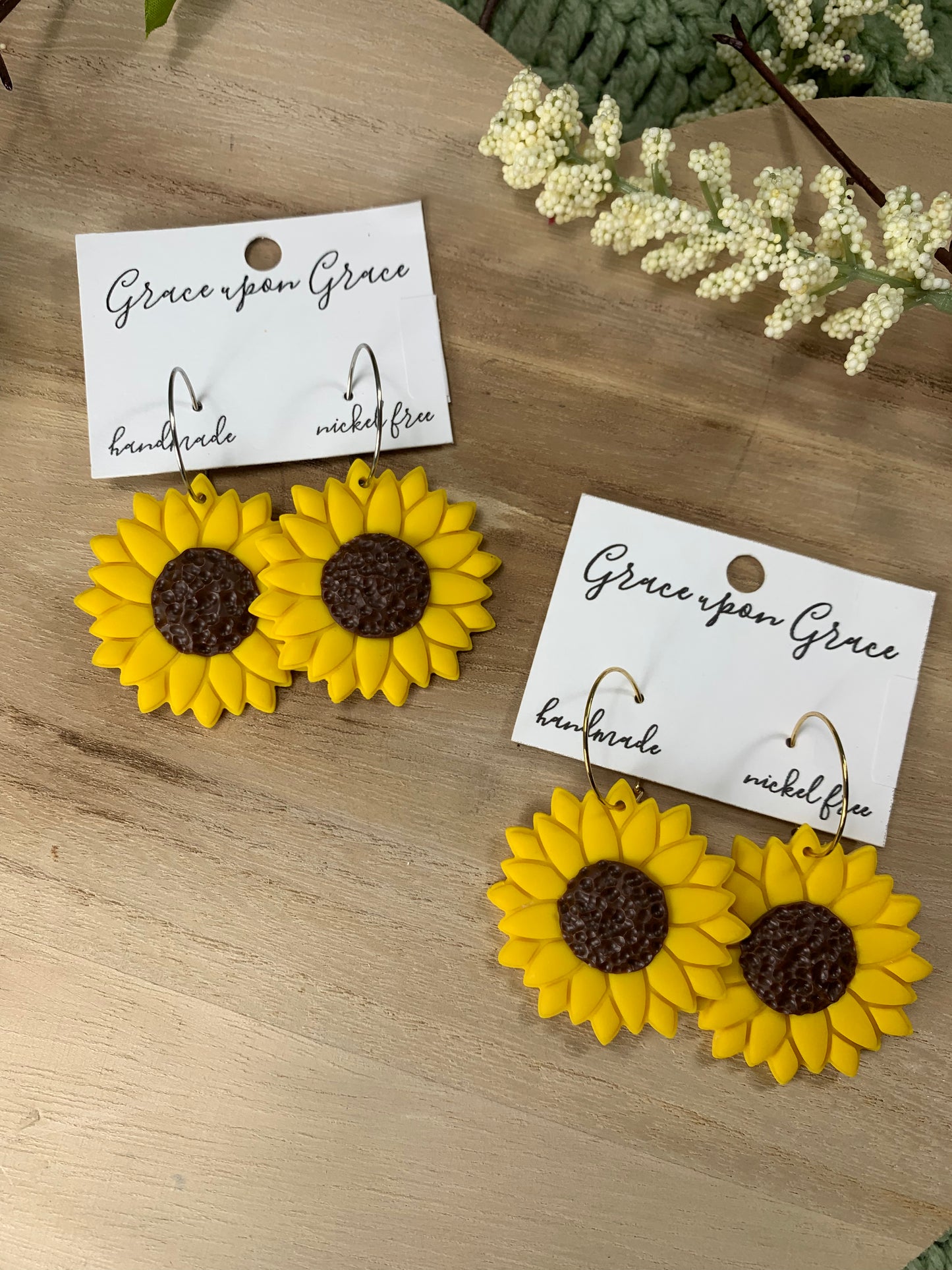 Sunflower Hoops