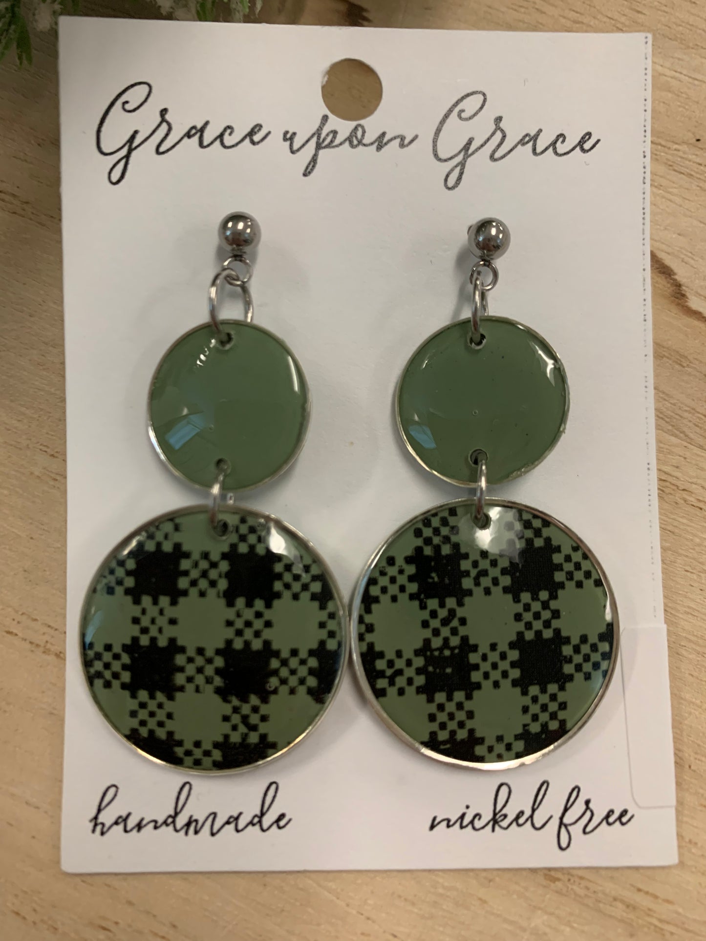 Buffalo Plaid Dangles - Long
