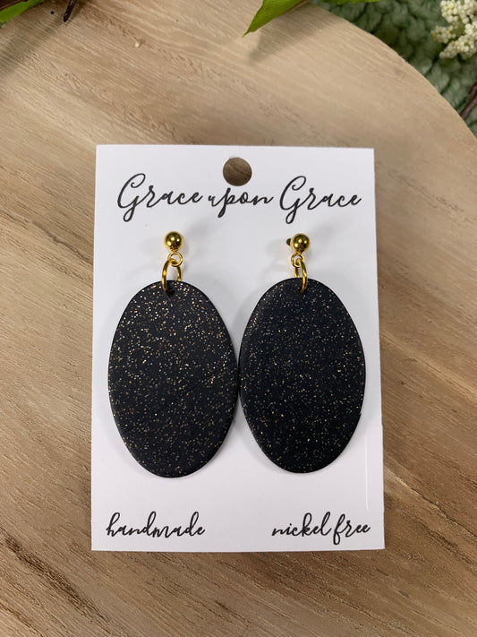 Large Oval Dangles