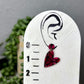 Stained Glass Heart Dangles - Reds/Pinks