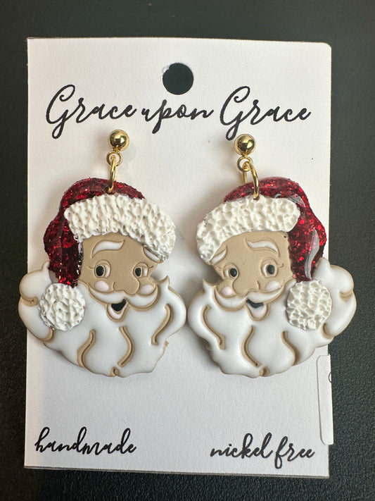 Vintage Santa Claus Dangles