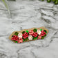 Wavy Barrette with Spring Florals
