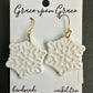 Glittery Snowflake Dangles
