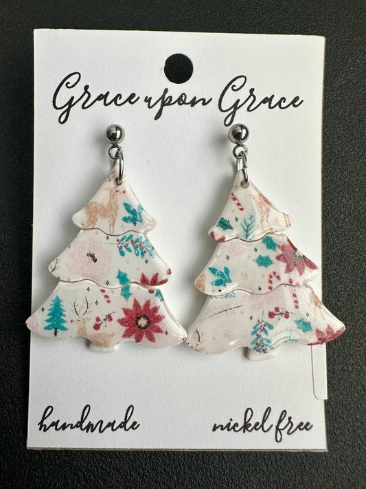 Winter Motif Christmas Tree Dangles