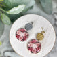 Vintage Floral Wreath Dangles