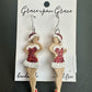 Christmas Pin-up Girl Dangles