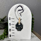 Aztec Dangles Black Marble