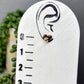 Stained Glass Heart Studs - Neturals