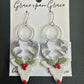 White Reindeer Dangles