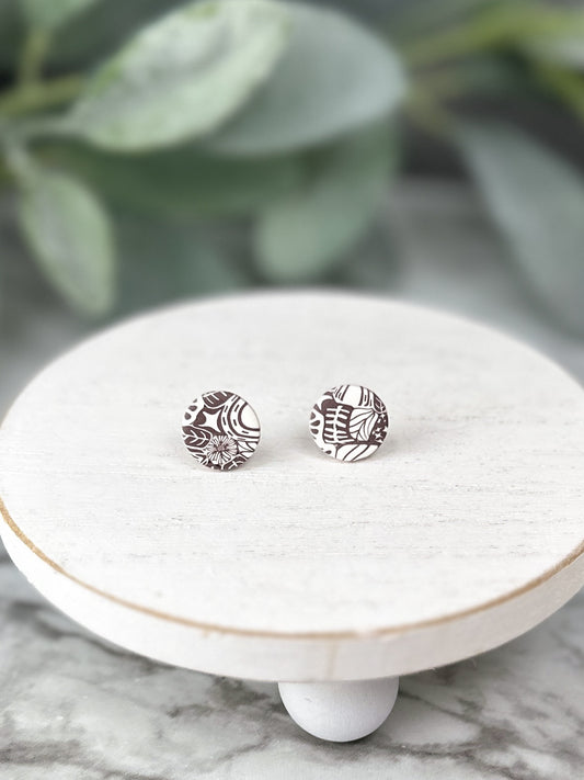 Nature Mosaic Studs