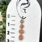 Retro Abstract Pebble Dangles