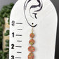 Retro Abstract Pebble Dangles