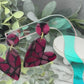 Stained Glass Heart Dangles - Reds/Pinks