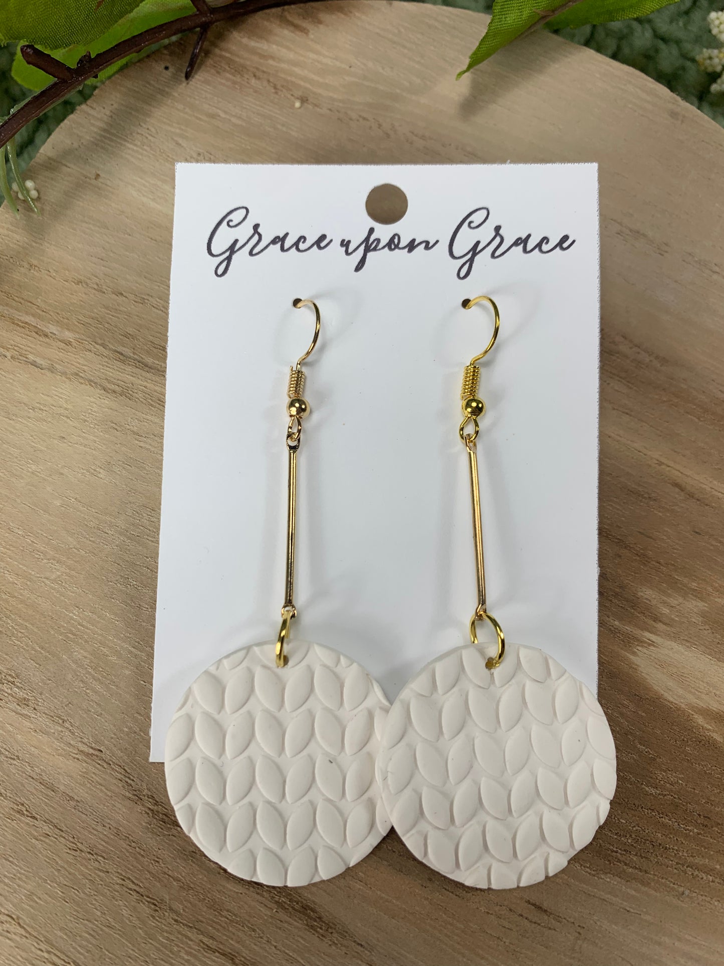 Sweater Texture Dangles - Long