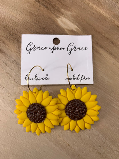 Sunflower Hoops