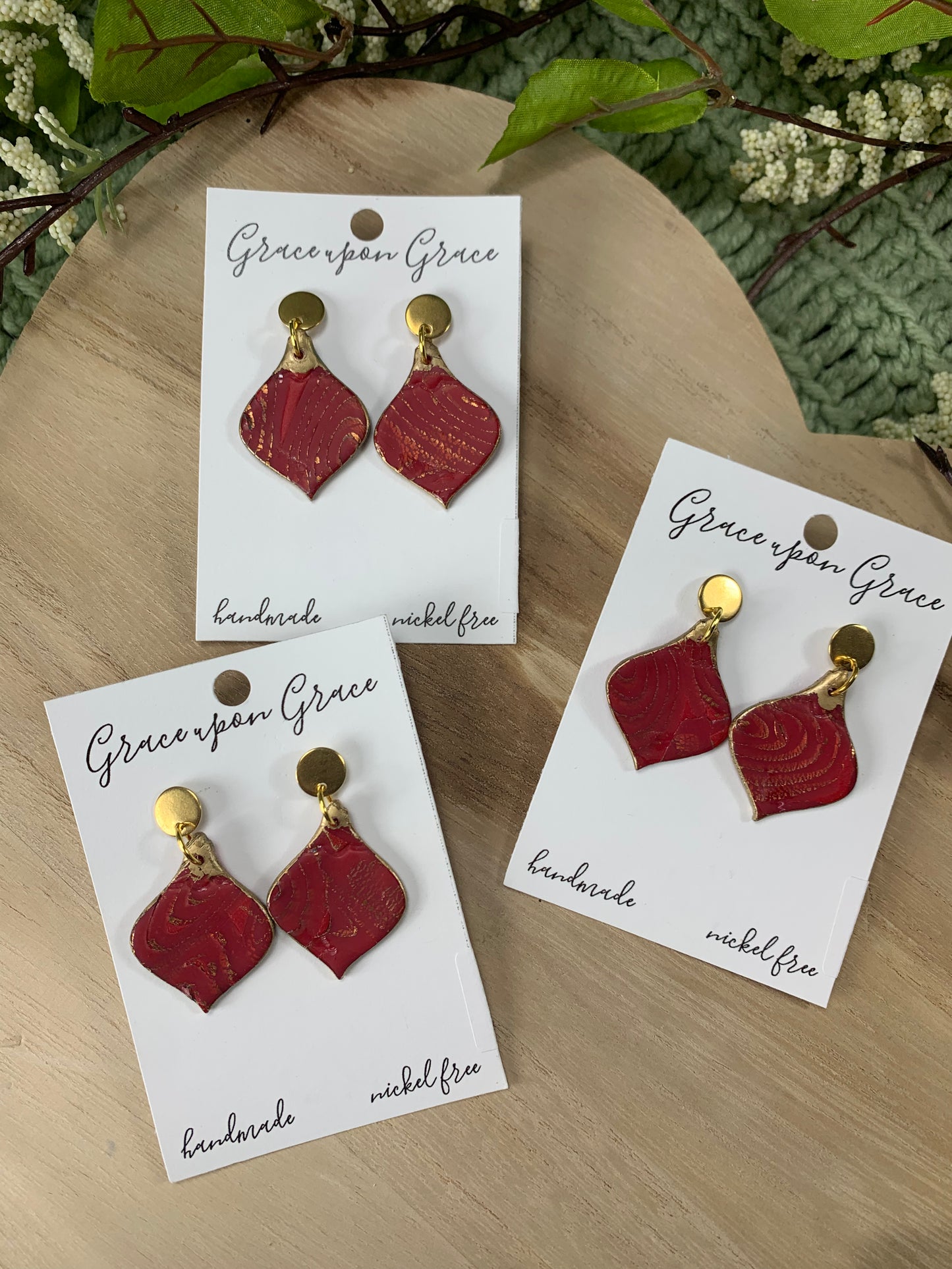 Small Christmas Bauble Dangles