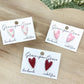 Long Heart Studs